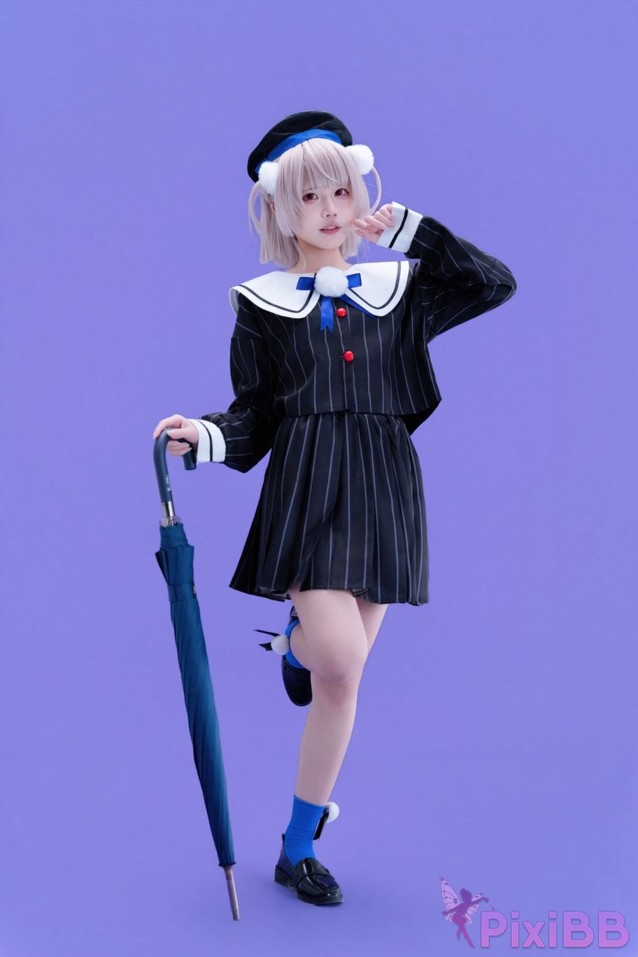Cosplayer Nagi Shimizu Shigure Hagoromo FNEX fan raincoat PixiBB.COM 012