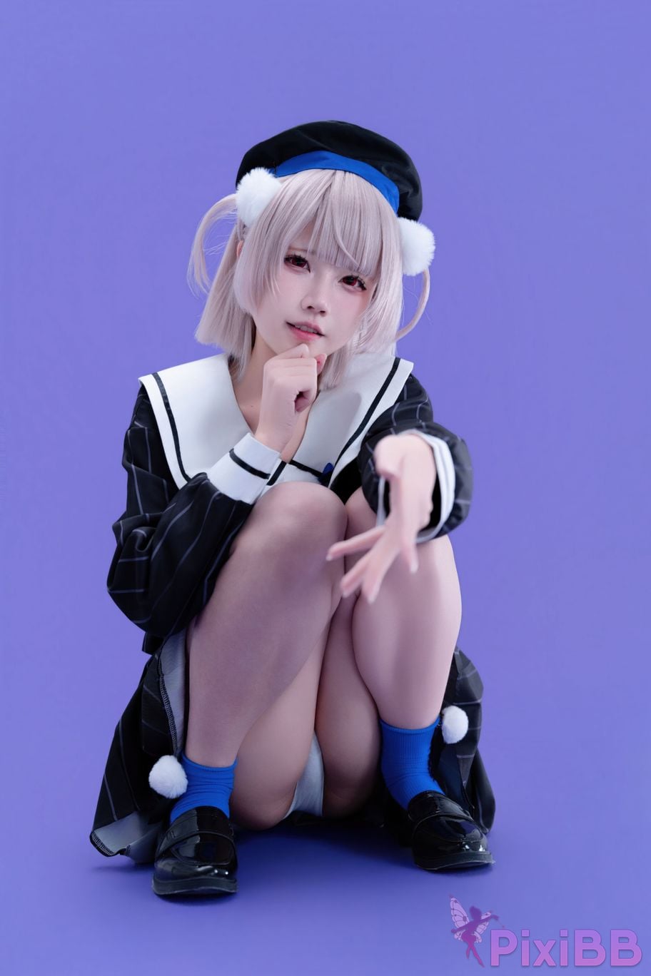 Cosplayer Nagi Shimizu Shigure Hagoromo FNEX fan raincoat PixiBB.COM 019