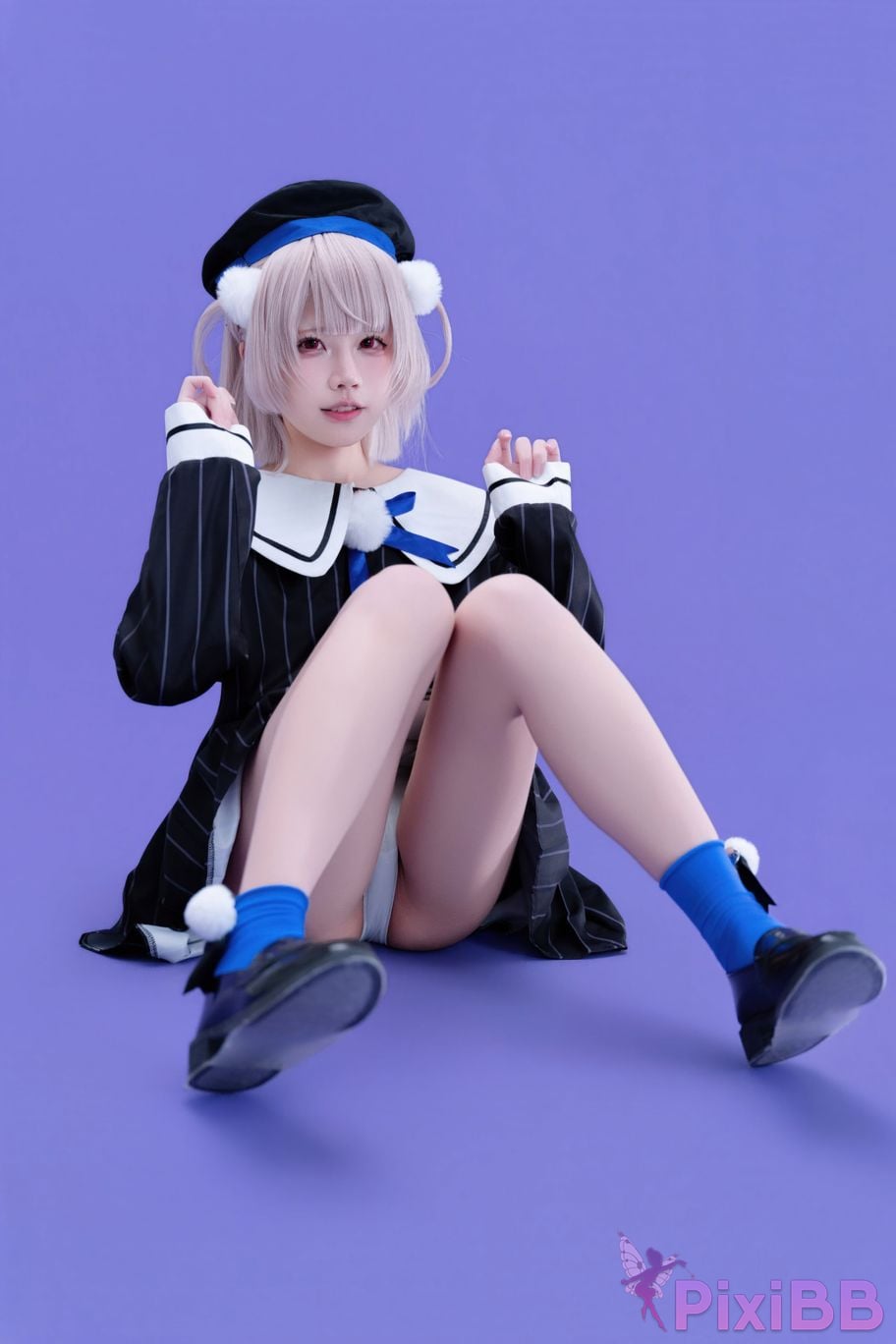 Cosplayer Nagi Shimizu Shigure Hagoromo FNEX fan raincoat PixiBB.COM 030