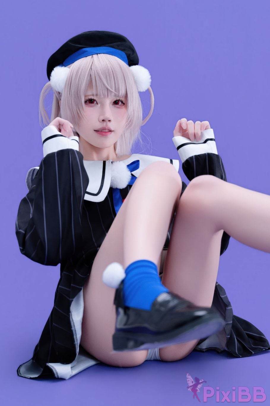 Cosplayer Nagi Shimizu Shigure Hagoromo FNEX fan raincoat PixiBB.COM 031