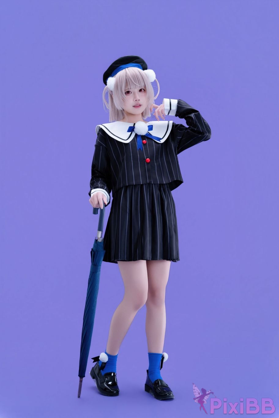 Cosplayer Nagi Shimizu Shigure Hagoromo FNEX fan raincoat PixiBB.COM 034