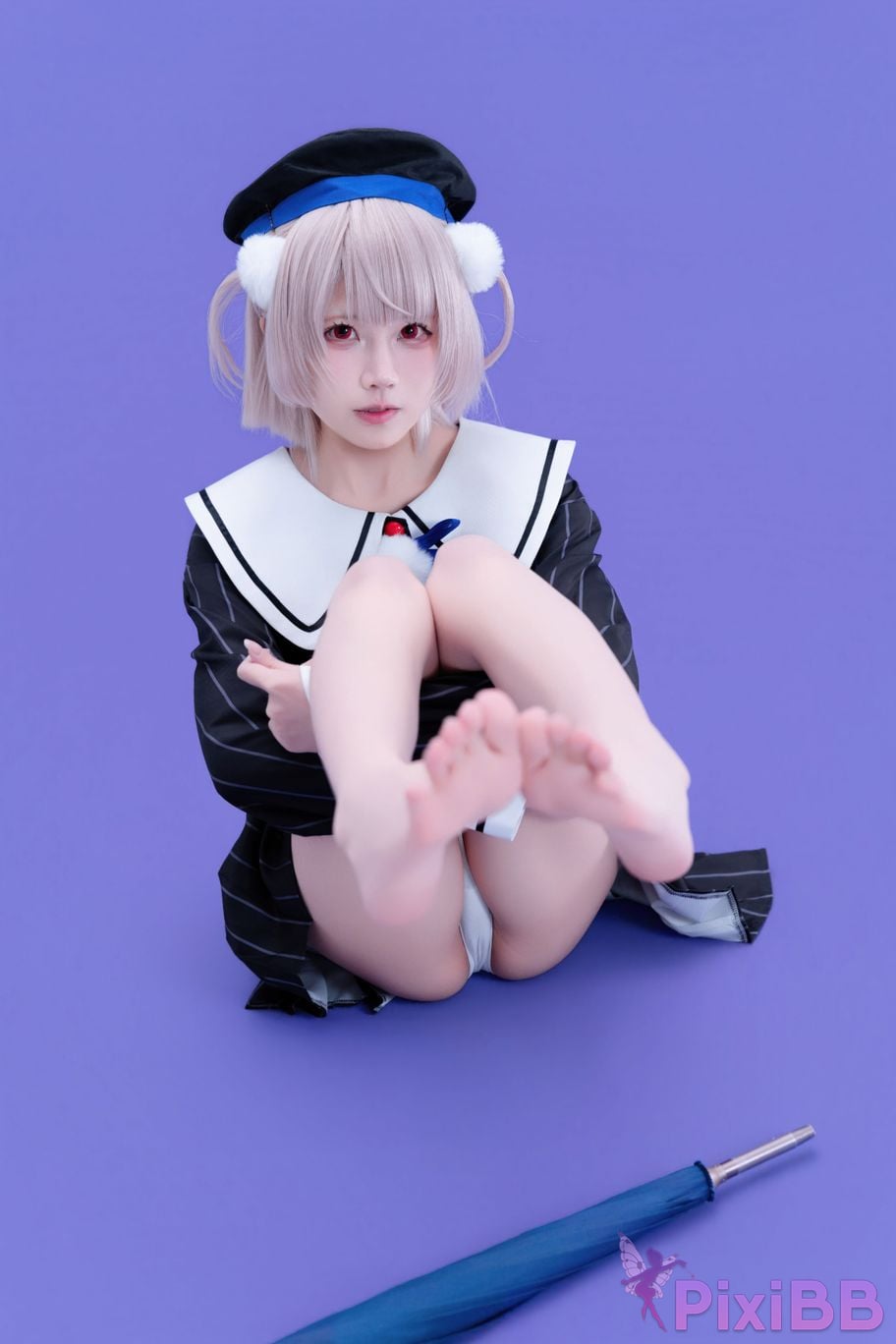 Cosplayer Nagi Shimizu Shigure Hagoromo FNEX fan raincoat PixiBB.COM 038
