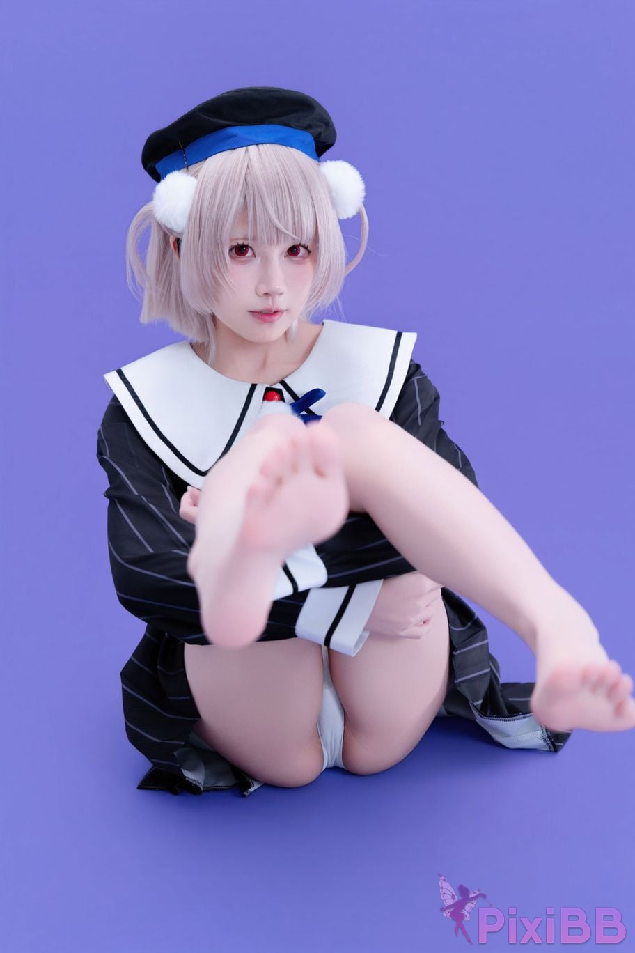 Cosplayer Nagi Shimizu Shigure Hagoromo FNEX fan raincoat PixiBB.COM 040