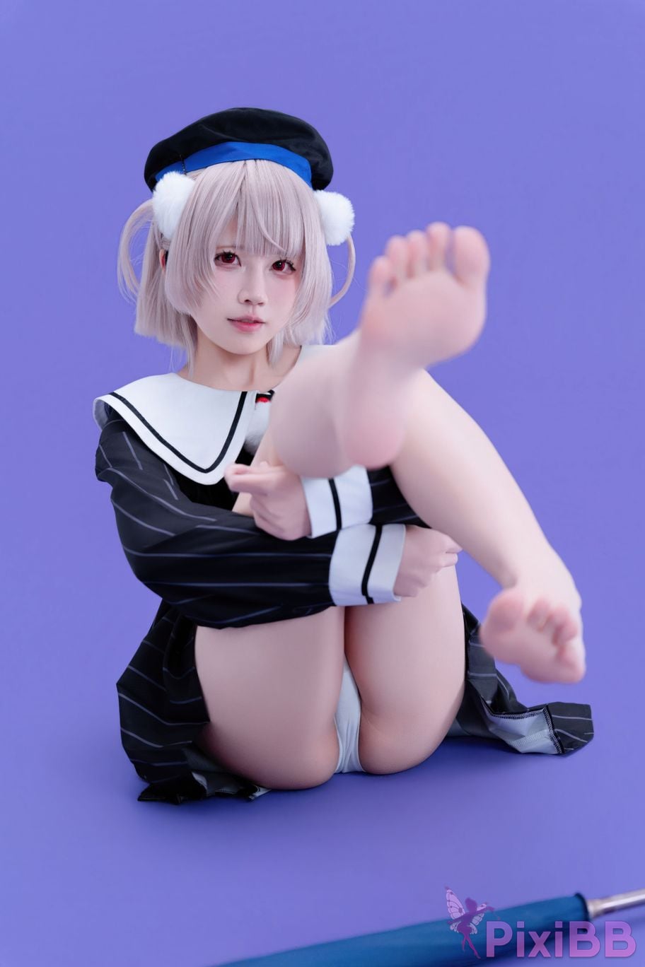 Cosplayer Nagi Shimizu Shigure Hagoromo FNEX fan raincoat PixiBB.COM 041