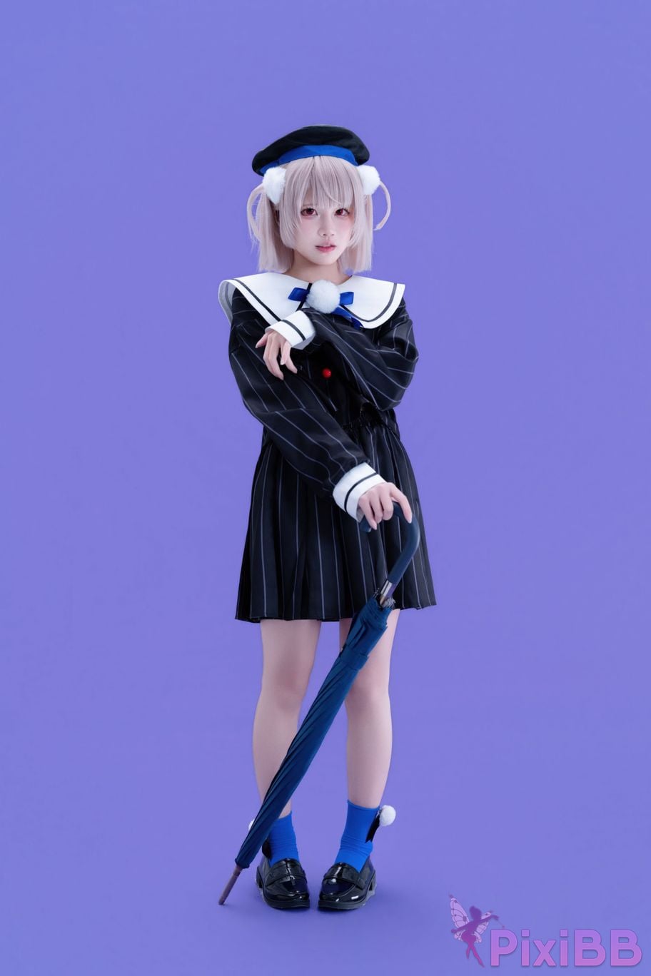 Cosplayer Nagi Shimizu Shigure Hagoromo FNEX fan raincoat PixiBB.COM 045