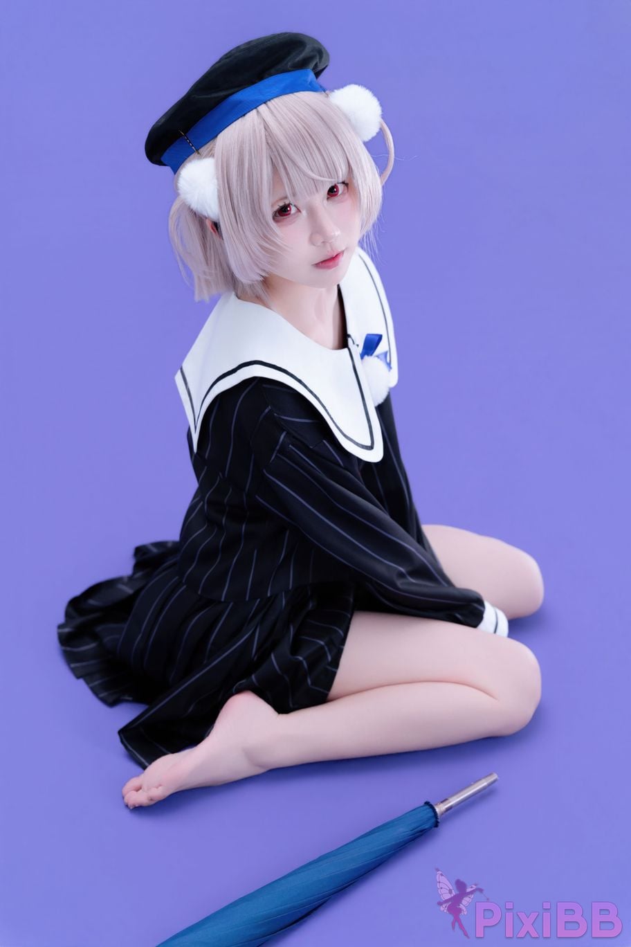 Cosplayer Nagi Shimizu Shigure Hagoromo FNEX fan raincoat PixiBB.COM 046