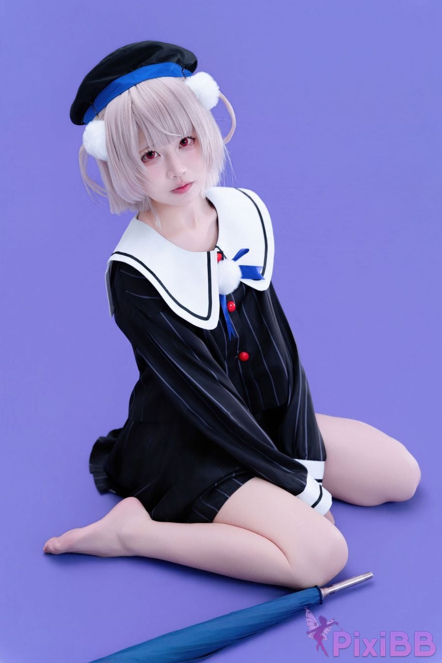 Cosplayer Nagi Shimizu Shigure Hagoromo FNEX fan raincoat PixiBB.COM 047