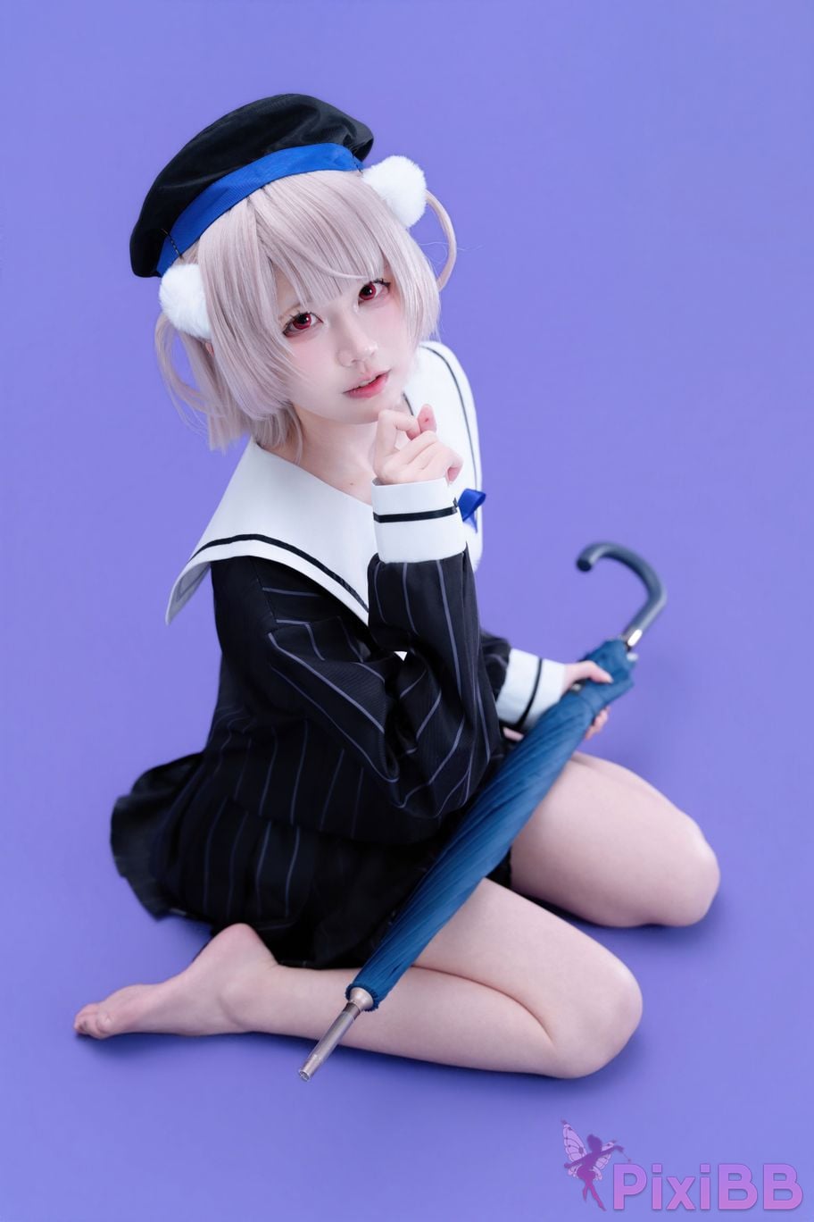 Cosplayer Nagi Shimizu Shigure Hagoromo FNEX fan raincoat PixiBB.COM 048