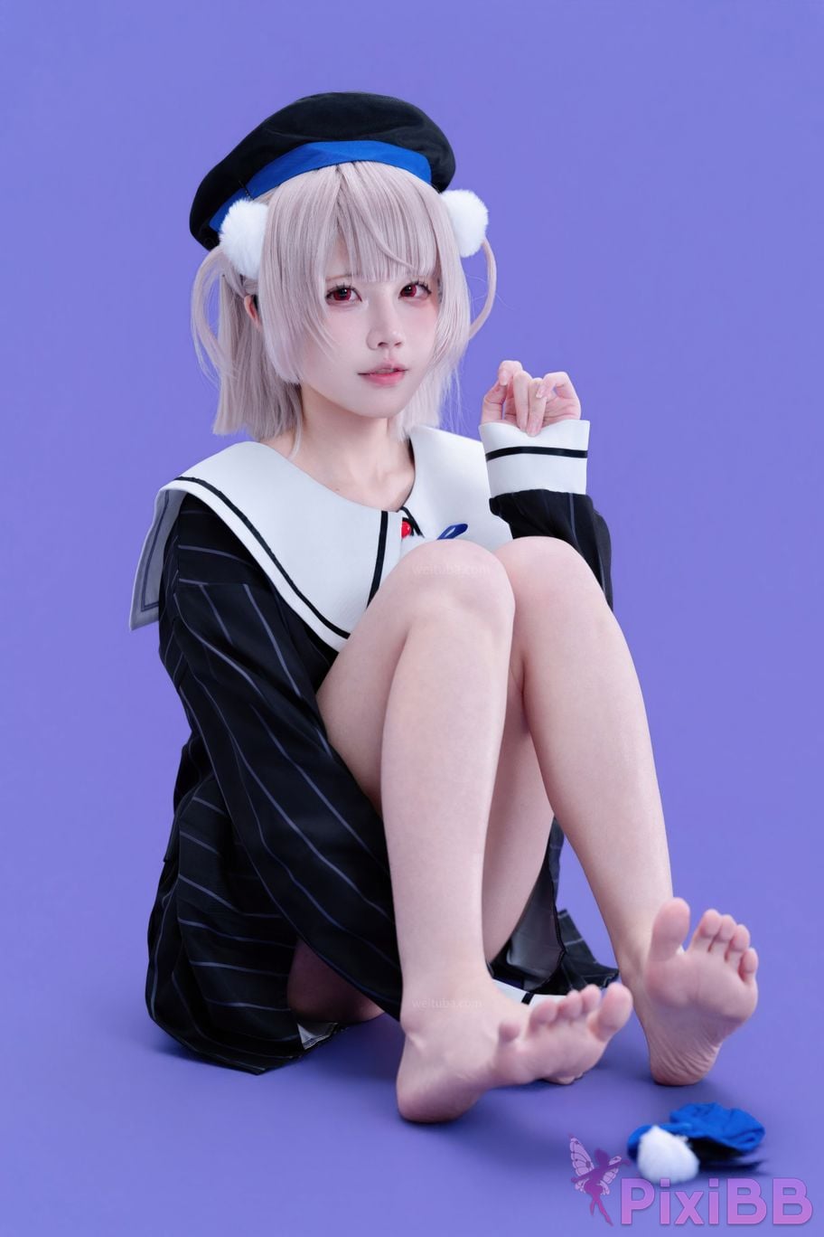 Cosplayer Nagi Shimizu Shigure Hagoromo FNEX fan raincoat PixiBB.COM 049