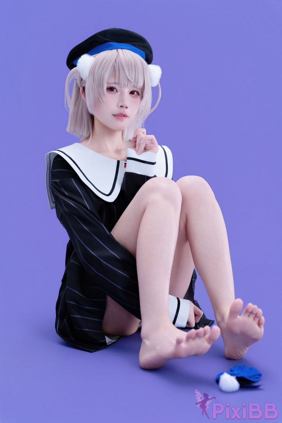 Cosplayer Nagi Shimizu Shigure Hagoromo FNEX fan raincoat PixiBB.COM 050