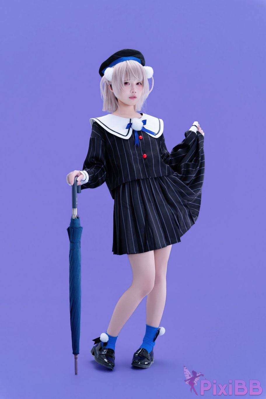 Cosplayer Nagi Shimizu Shigure Hagoromo FNEX fan raincoat PixiBB.COM 052