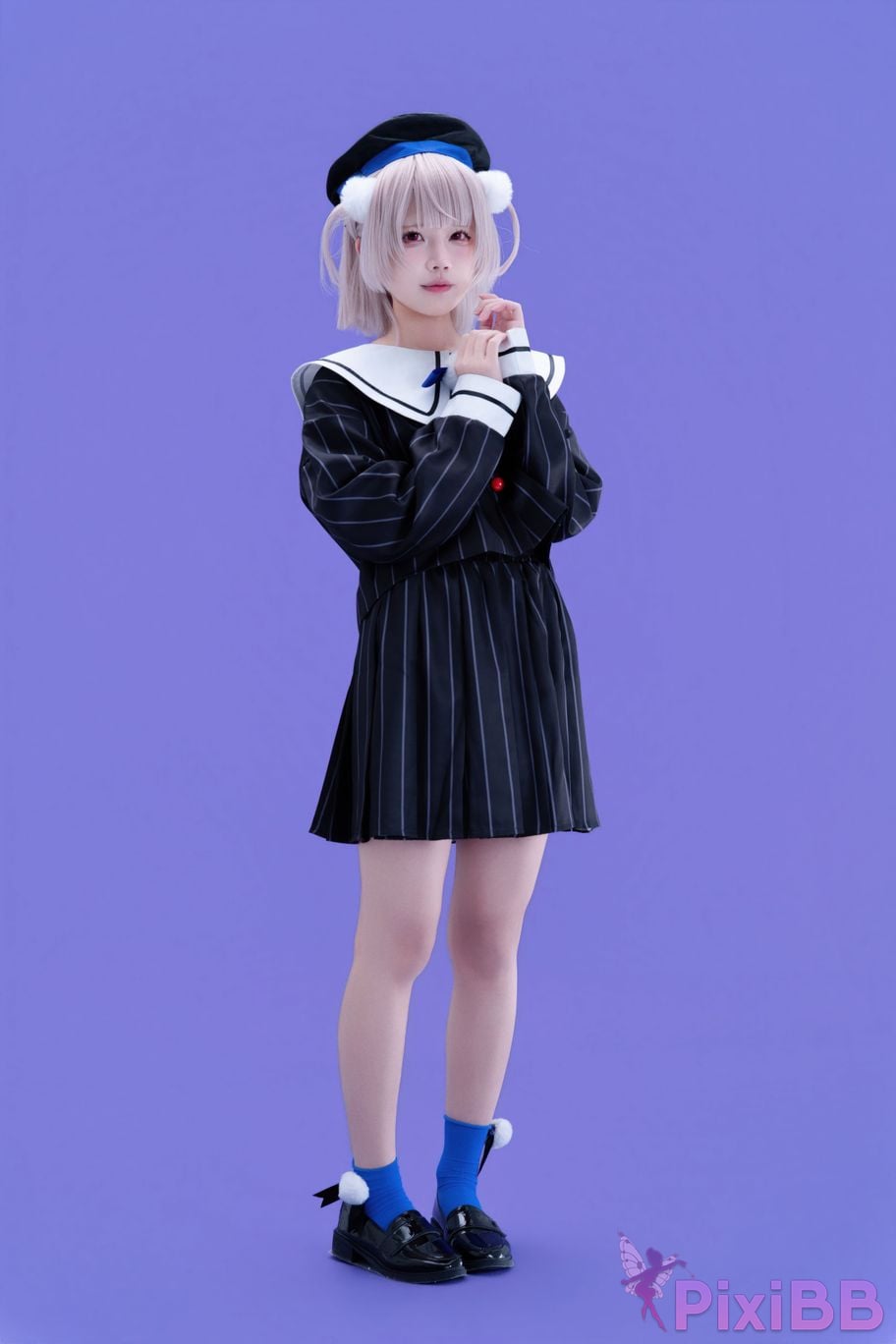 Cosplayer Nagi Shimizu Shigure Hagoromo FNEX fan raincoat PixiBB.COM 053