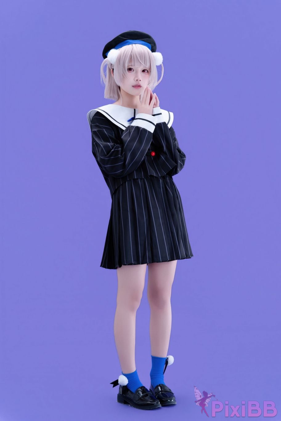 Cosplayer Nagi Shimizu Shigure Hagoromo FNEX fan raincoat PixiBB.COM 054
