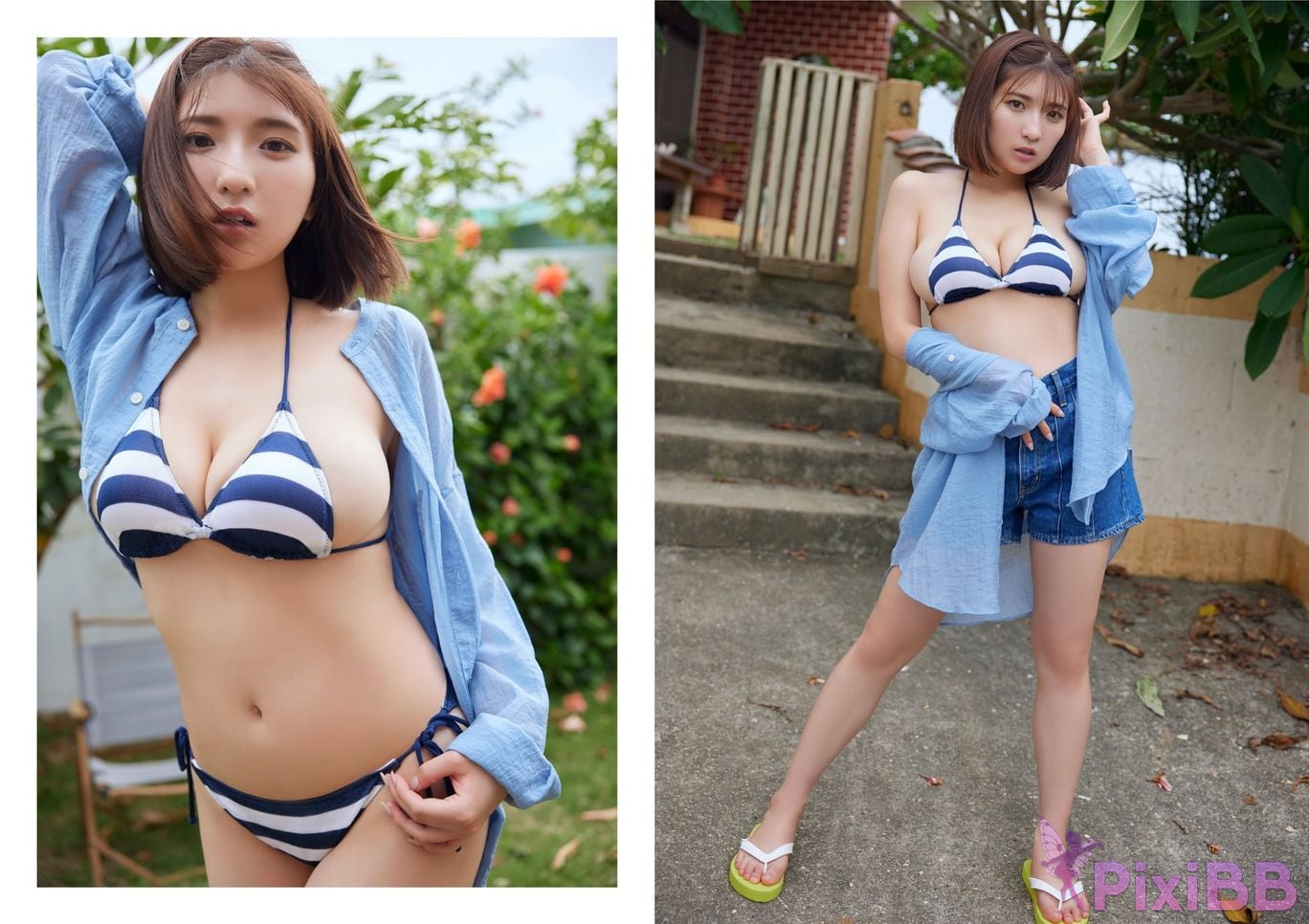 Japanese Idol Y breast ki Mita Yuki Photo collection Landing in Tropical islands PixiBB.COM 004