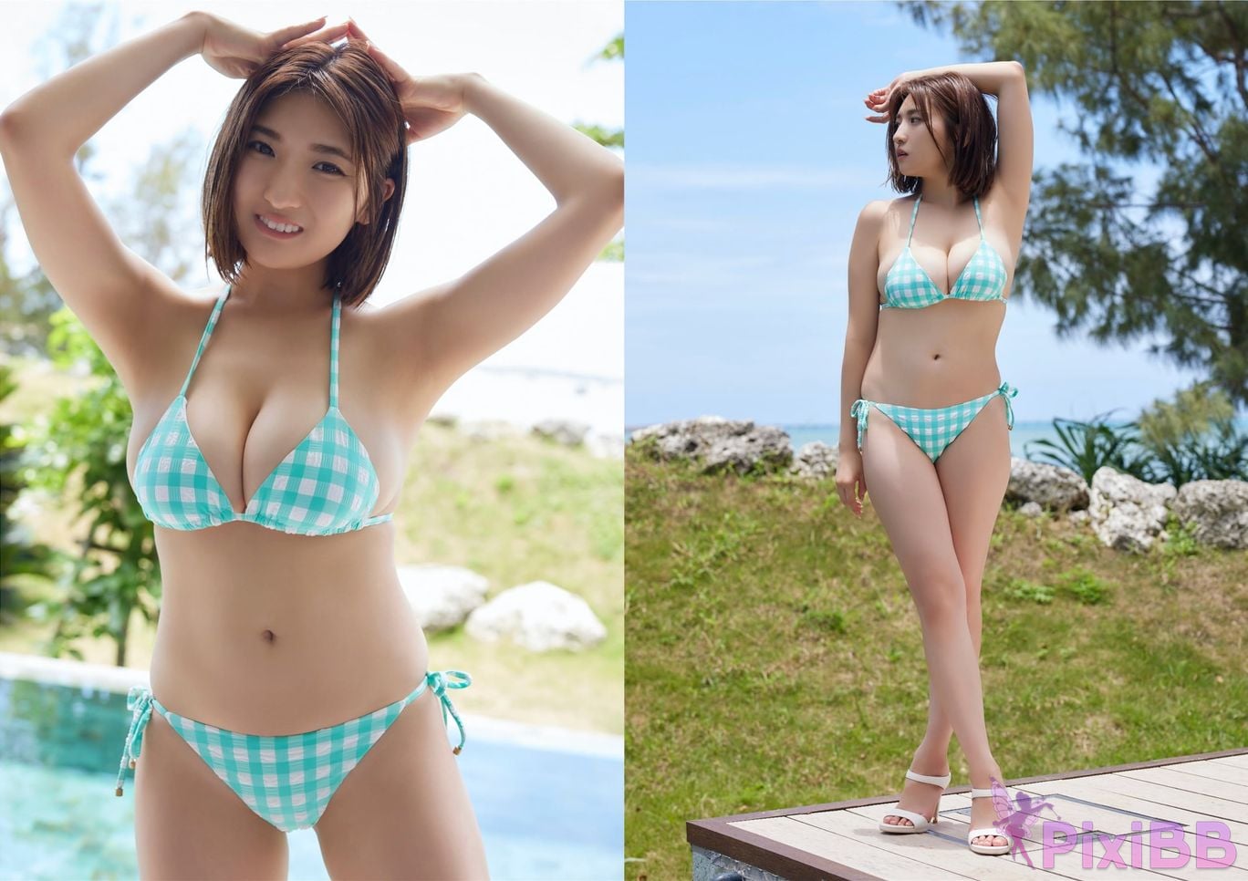 Japanese Idol Y breast ki Mita Yuki Photo collection Landing in Tropical islands PixiBB.COM 008