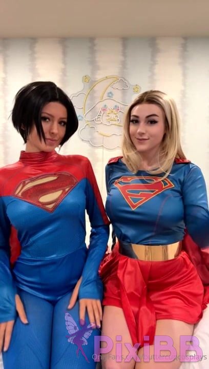 Buttercup Cosplays Xoj3na Supergirl Video PixiBB.COM 001