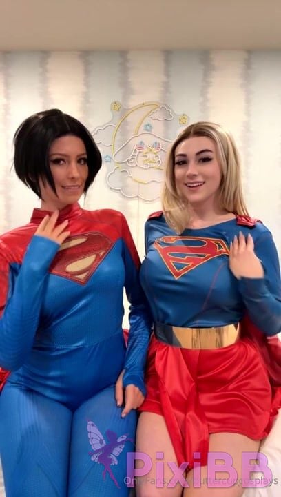 Buttercup Cosplays Xoj3na Supergirl Video PixiBB.COM 005