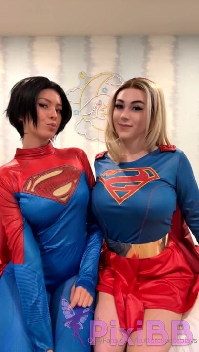 Buttercup Cosplays Xoj3na Supergirl Video PixiBB.COM 010