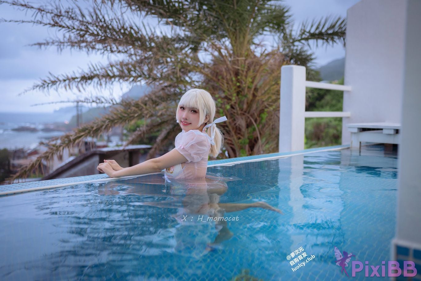 Cosplayer Mumu Momo SUMMER swimsuit sweetheart 8K Ver. PixiBB.COM 031