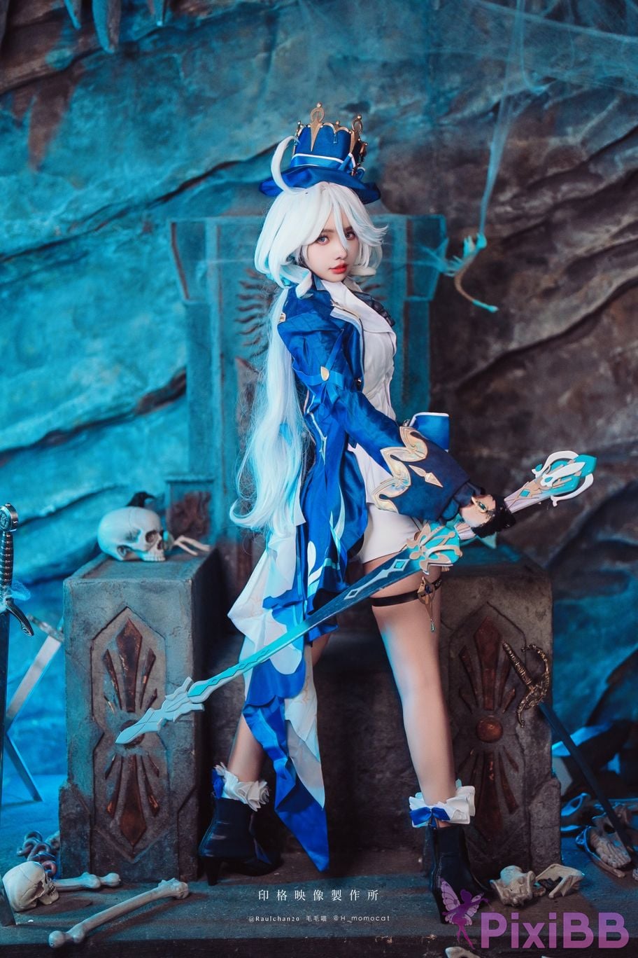 Cosplay Mu Momo Fu Zhu Nuo Furina Zheng Yi Zhi Shen PixiBB.COM 002