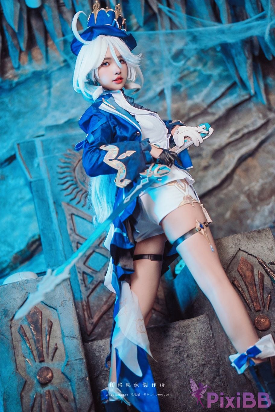 Cosplay Mu Momo Fu Zhu Nuo Furina Zheng Yi Zhi Shen PixiBB.COM 003