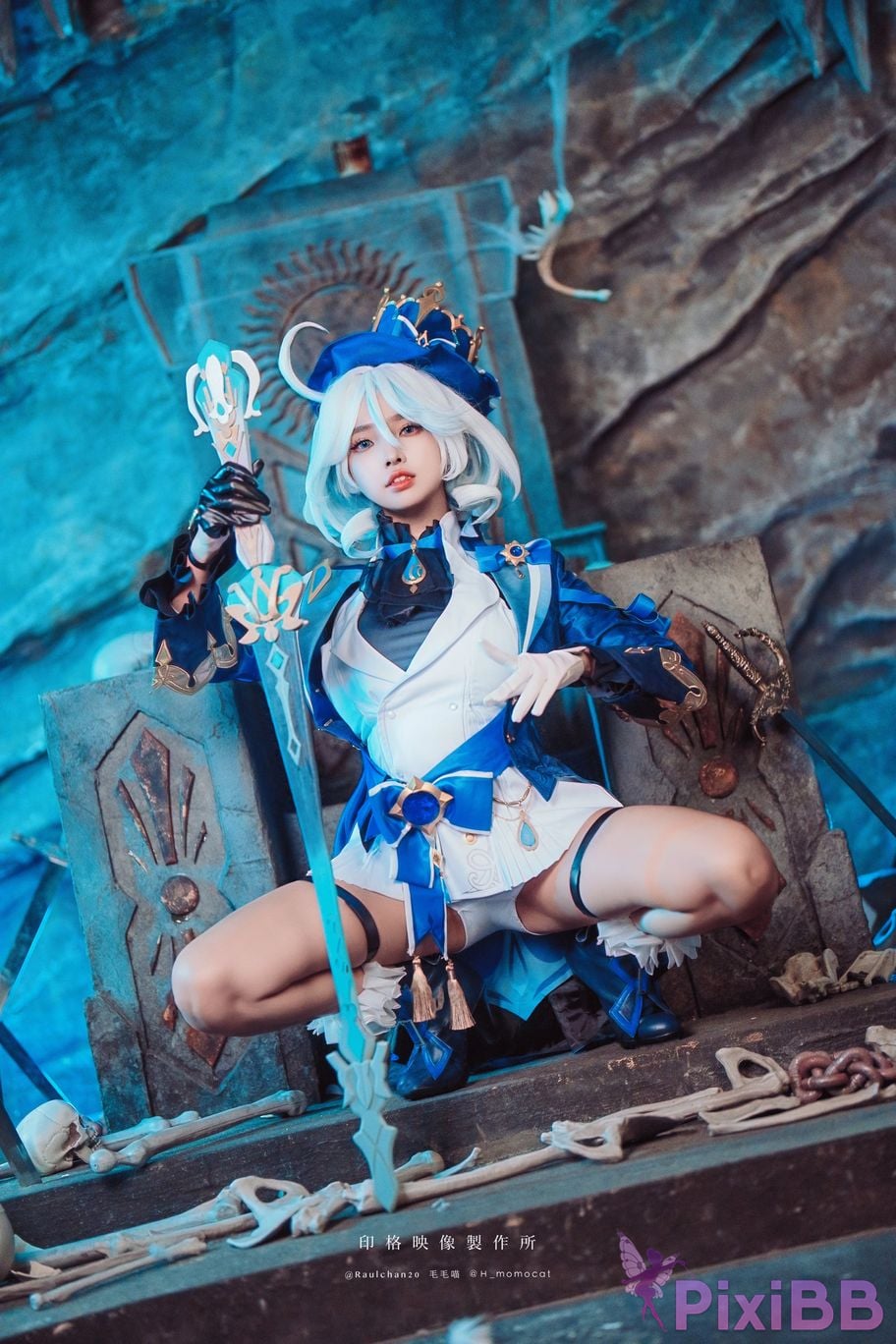 Cosplay Mu Momo Fu Zhu Nuo Furina Zheng Yi Zhi Shen PixiBB.COM 004