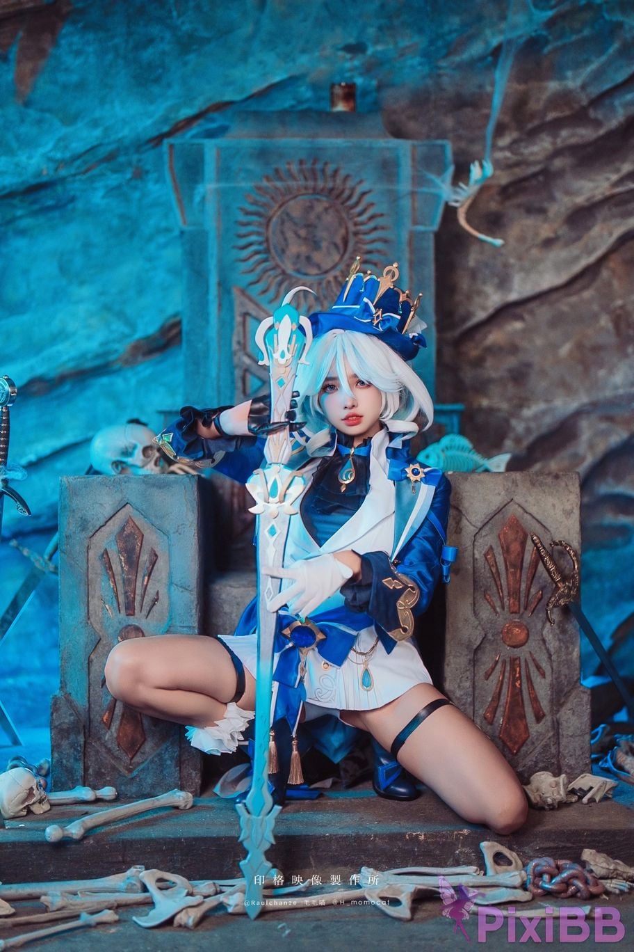 Cosplay Mu Momo Fu Zhu Nuo Furina Zheng Yi Zhi Shen PixiBB.COM 005