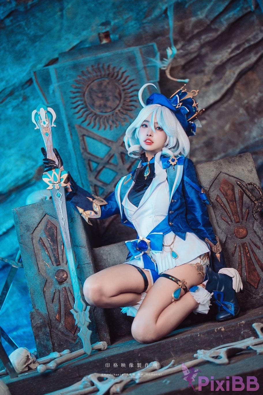 Cosplay Mu Momo Fu Zhu Nuo Furina Zheng Yi Zhi Shen PixiBB.COM 006