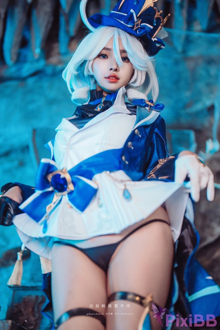 Cosplay Mu Momo Fu Zhu Nuo Furina Zheng Yi Zhi Shen PixiBB.COM 009