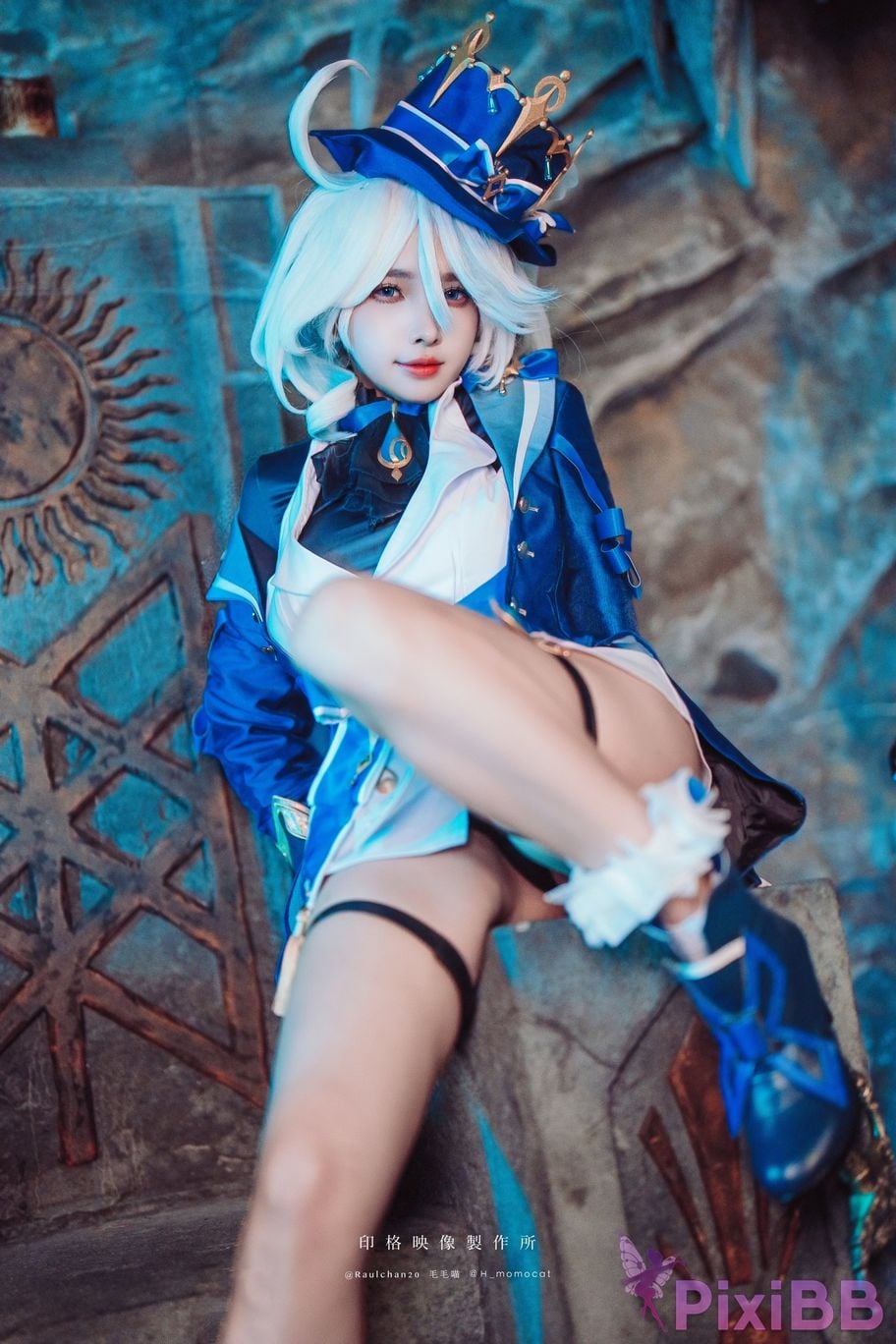 Cosplay Mu Momo Fu Zhu Nuo Furina Zheng Yi Zhi Shen PixiBB.COM 011