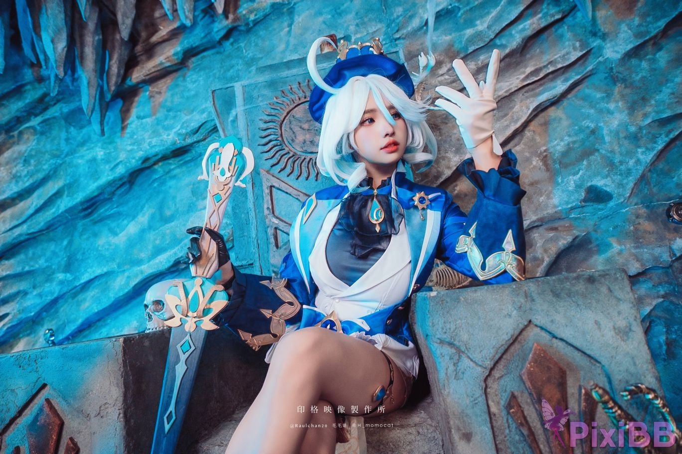 Cosplay Mu Momo Fu Zhu Nuo Furina Zheng Yi Zhi Shen PixiBB.COM 044
