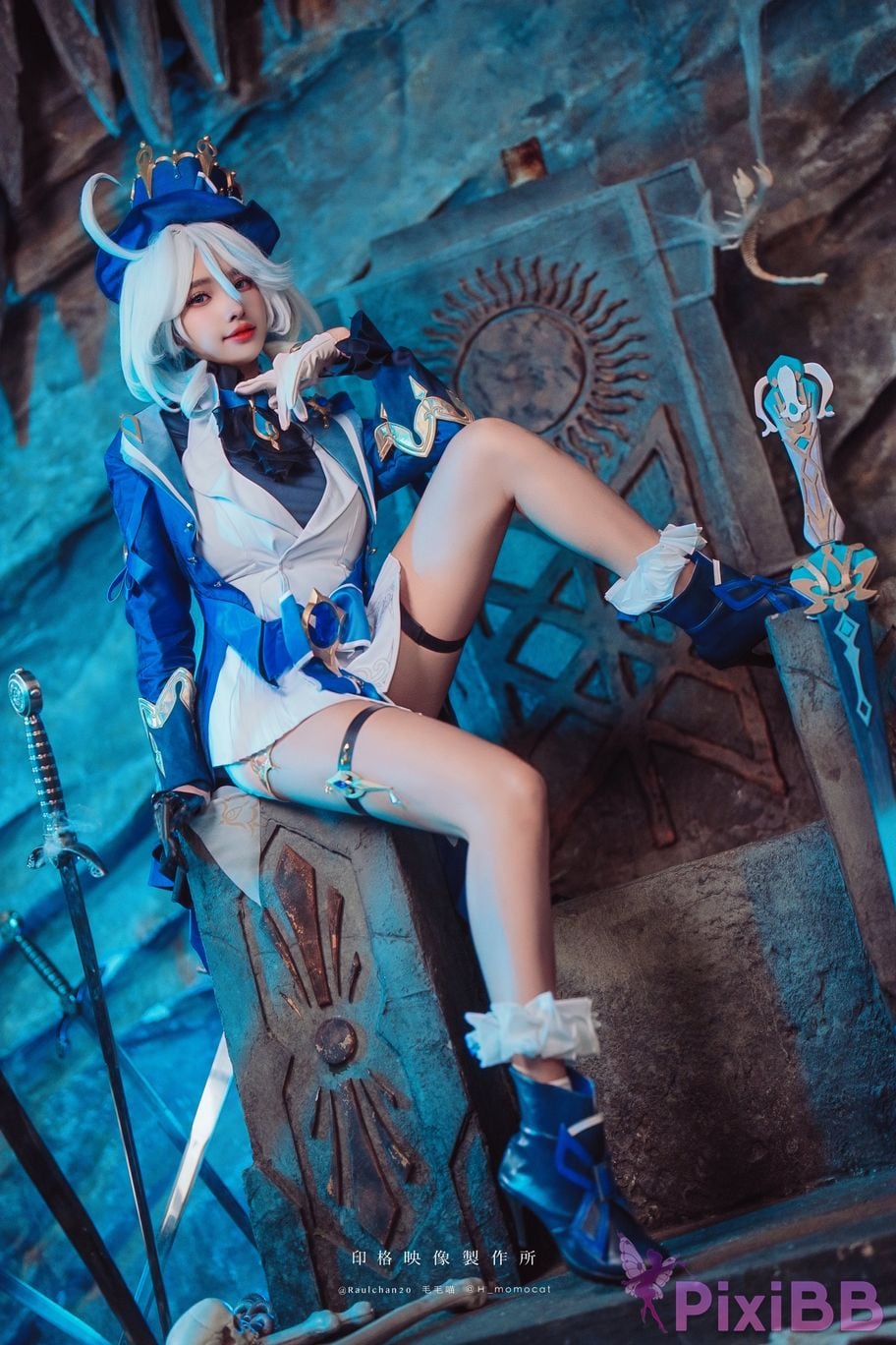 Cosplay Mu Momo Fu Zhu Nuo Furina Zheng Yi Zhi Shen PixiBB.COM 045