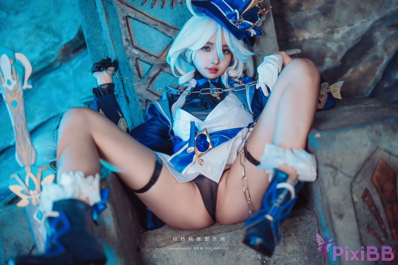 Cosplay Mu Momo Fu Zhu Nuo Furina Zheng Yi Zhi Shen PixiBB.COM 050