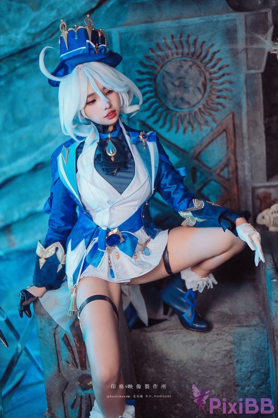 Cosplay Mu Momo Fu Zhu Nuo Furina Zheng Yi Zhi Shen PixiBB.COM 056