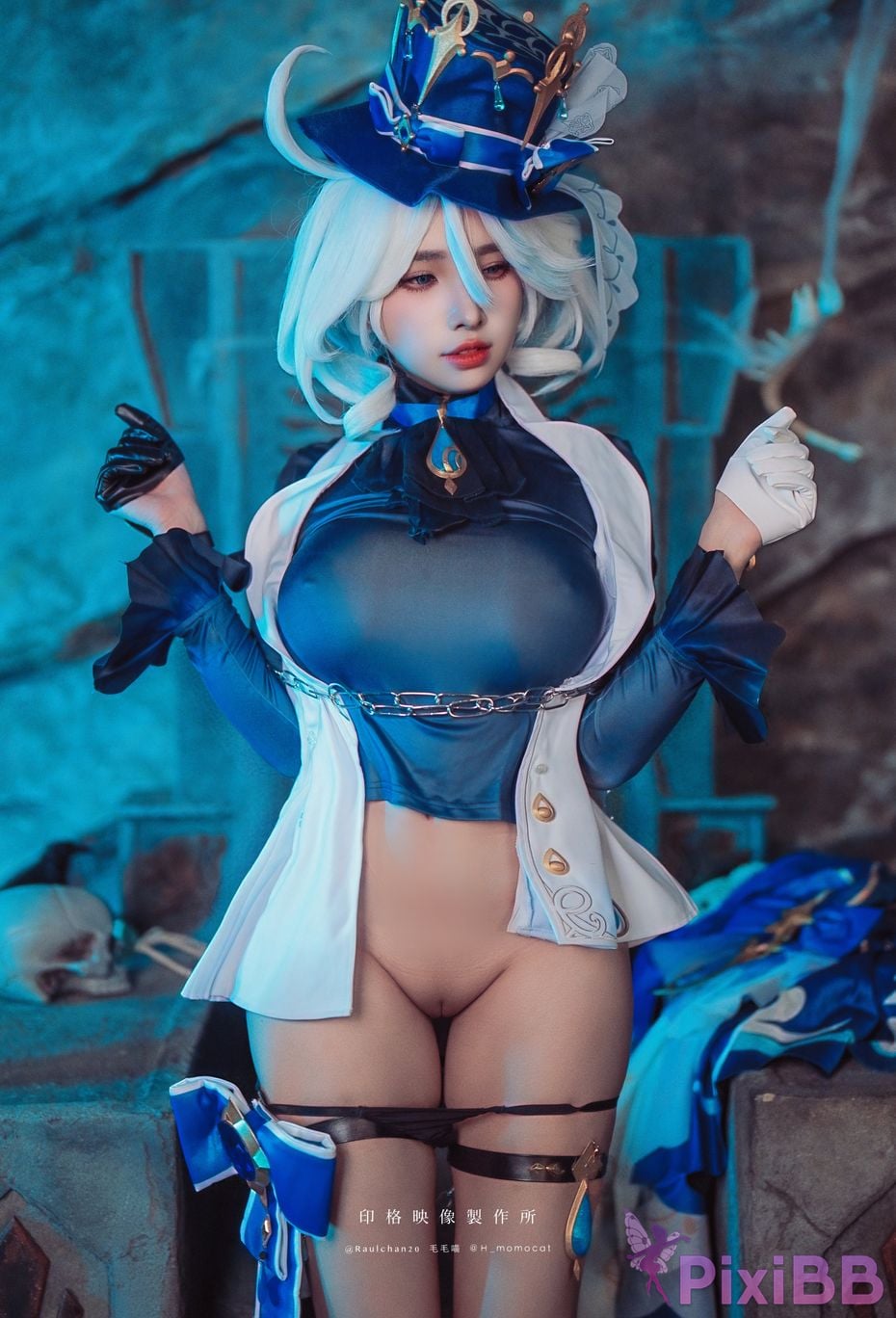 Cosplay Mu Momo Fu Zhu Nuo Furina Zheng Yi Zhi Shen PixiBB.COM 058