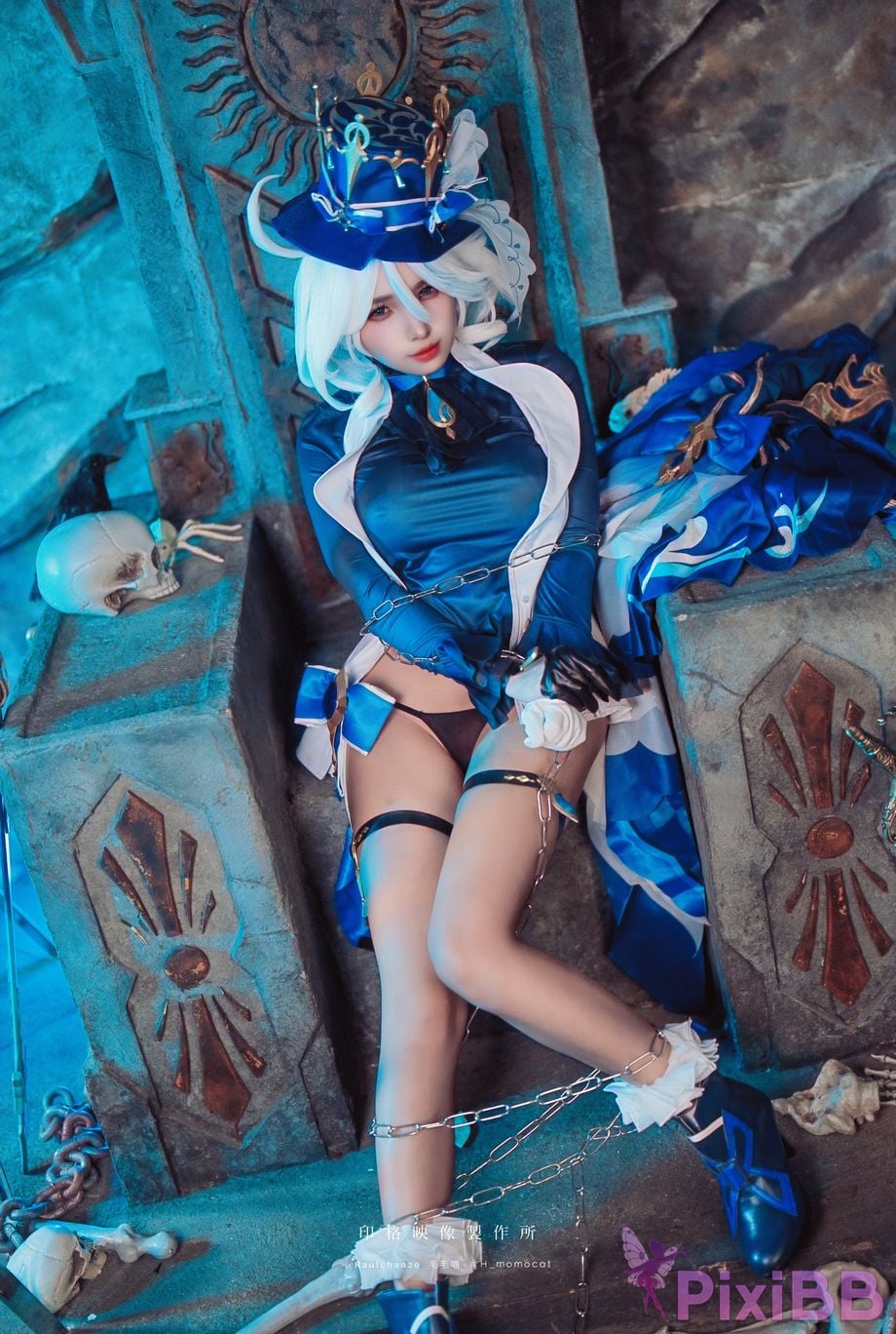 Cosplay Mu Momo Fu Zhu Nuo Furina Zheng Yi Zhi Shen PixiBB.COM 062