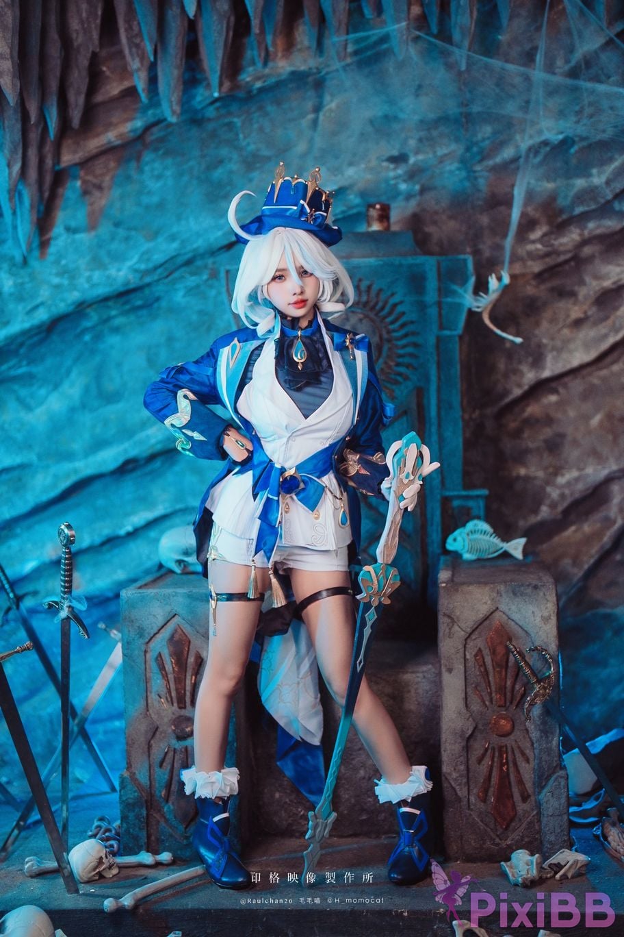Cosplay Mu Momo Fu Zhu Nuo Furina Zheng Yi Zhi Shen PixiBB.COM 064