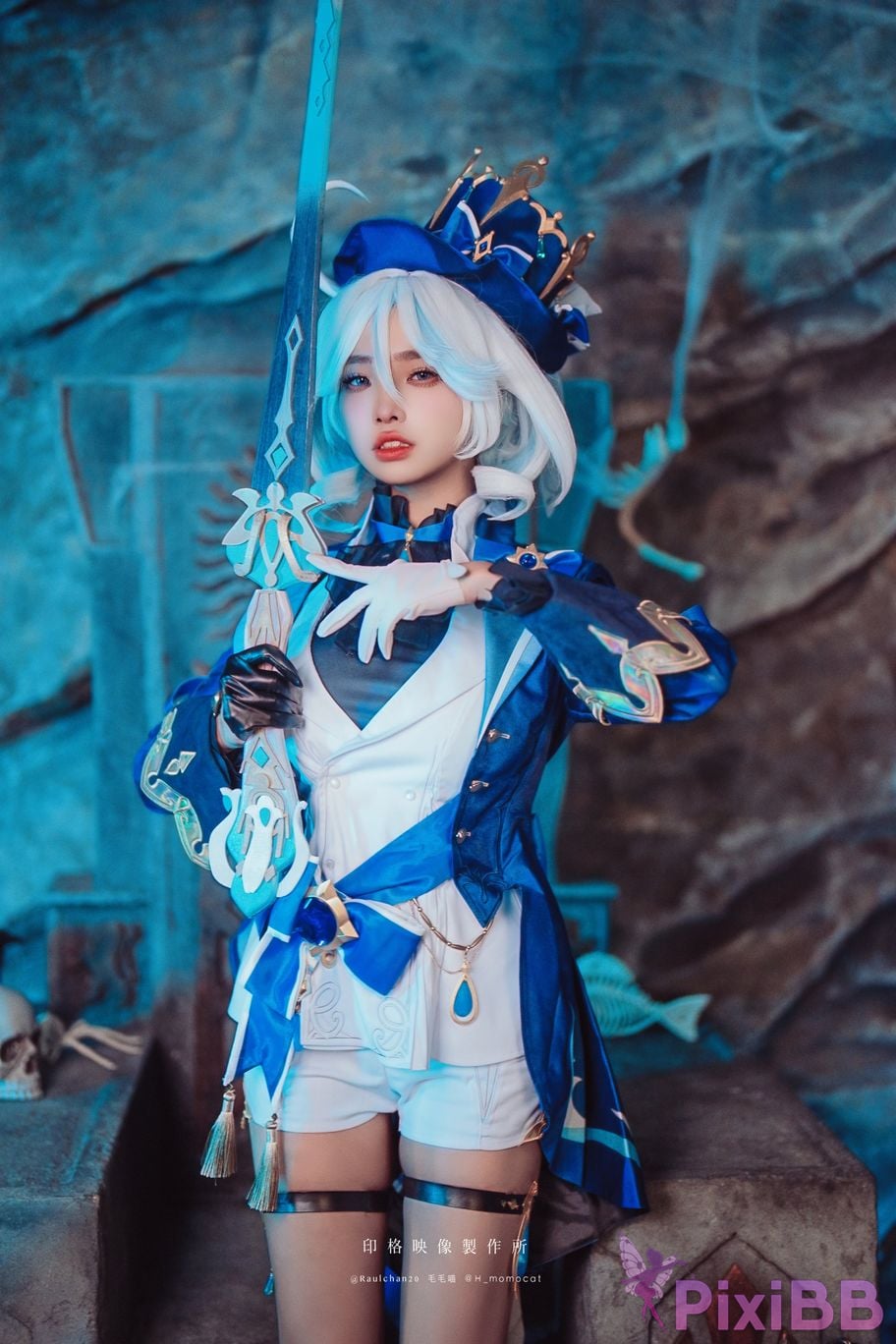 Cosplay Mu Momo Fu Zhu Nuo Furina Zheng Yi Zhi Shen PixiBB.COM 065