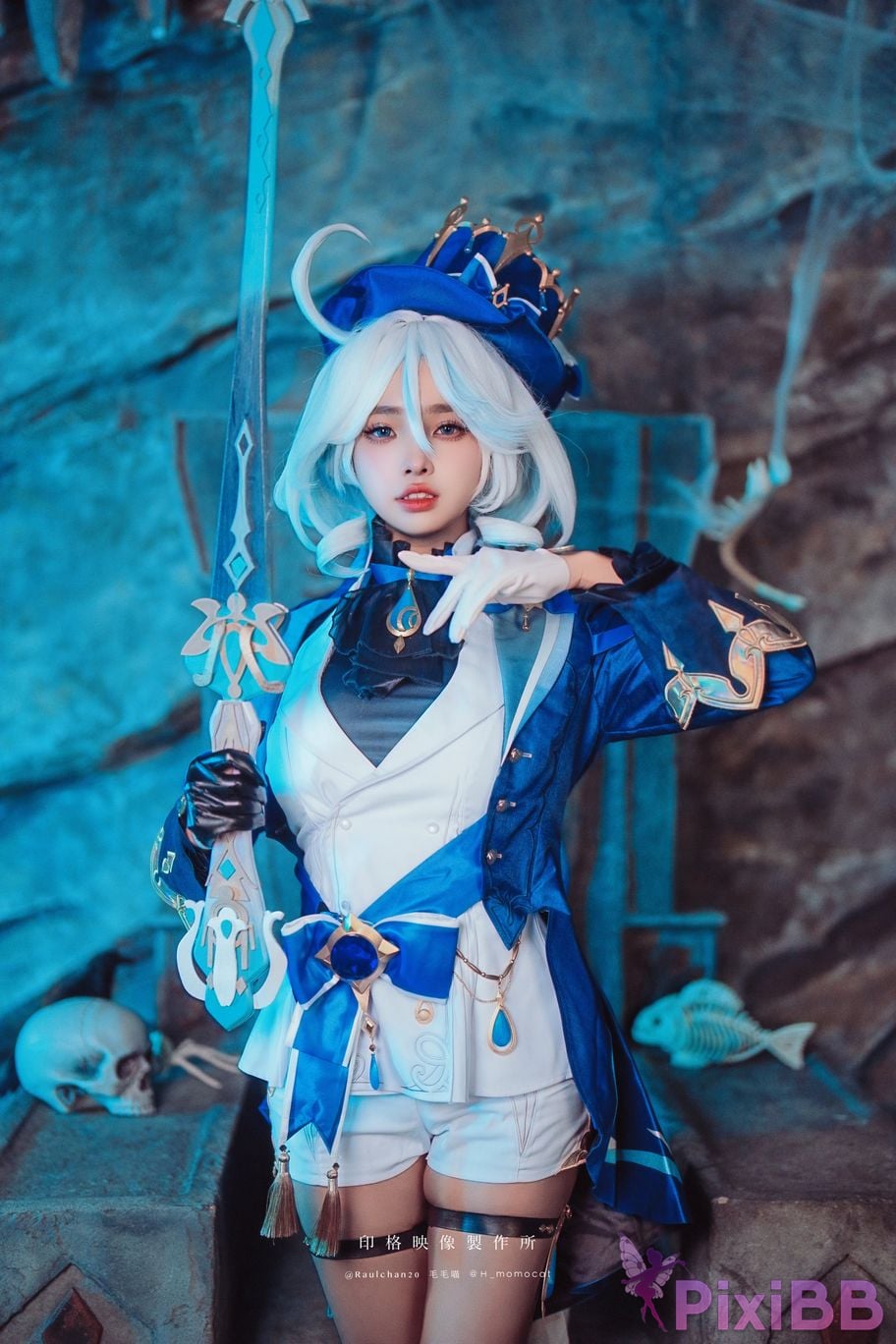 Cosplay Mu Momo Fu Zhu Nuo Furina Zheng Yi Zhi Shen PixiBB.COM 066