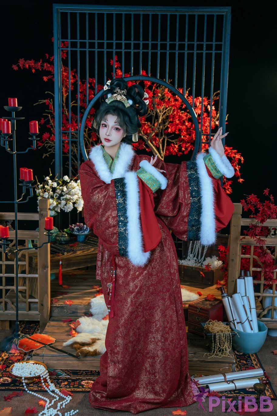 Cosplayer yuuhui Yuhui Fox Fairys Repayment PixiBB.COM 001
