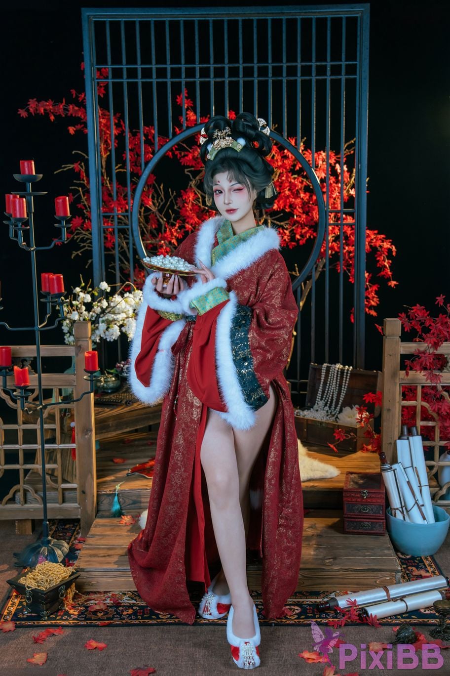 Cosplayer yuuhui Yuhui Fox Fairys Repayment PixiBB.COM 024