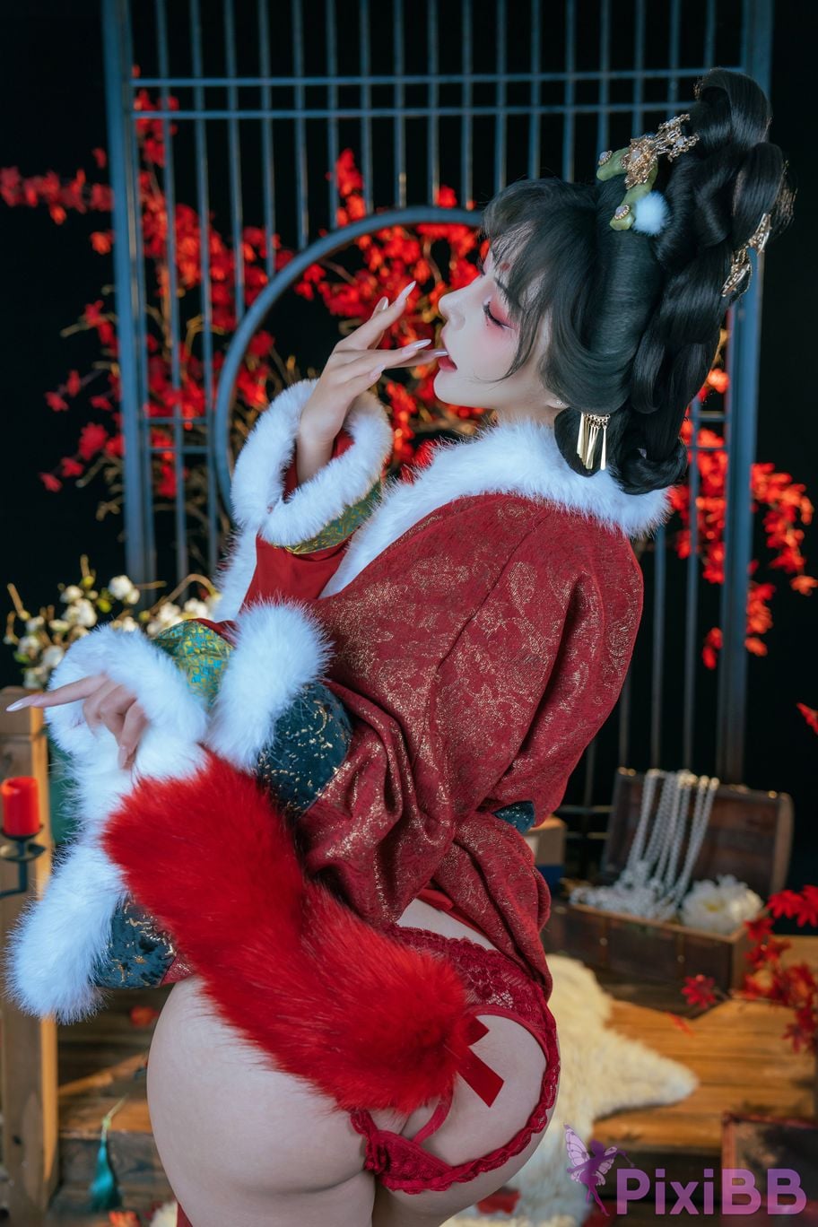Cosplayer yuuhui Yuhui Fox Fairys Repayment PixiBB.COM 030