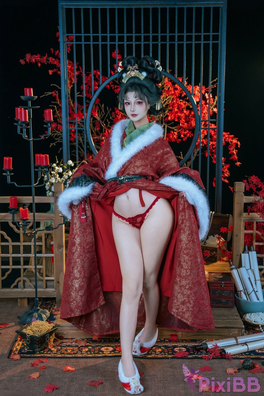 Cosplayer yuuhui Yuhui Fox Fairys Repayment PixiBB.COM 033