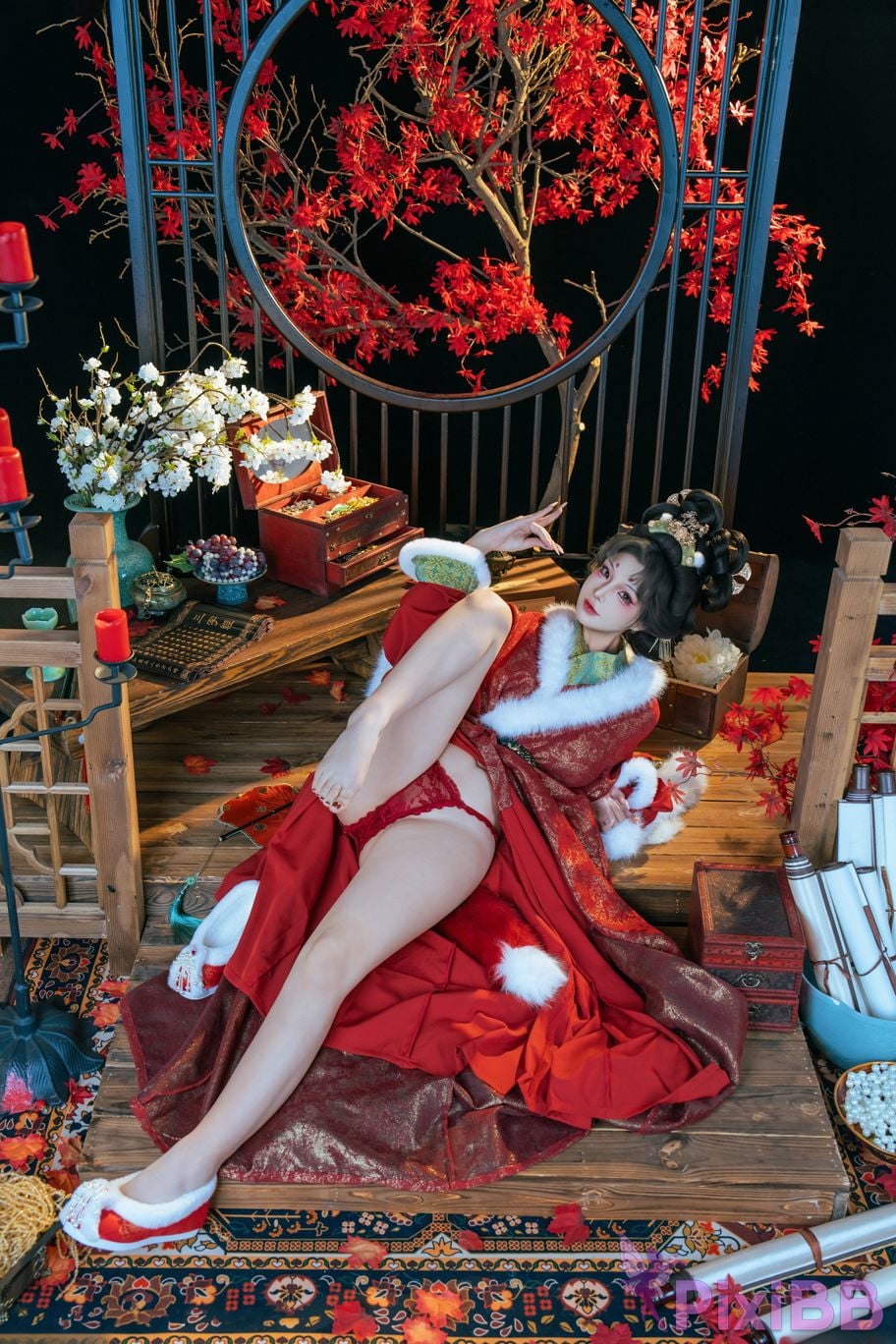 Cosplayer yuuhui Yuhui Fox Fairys Repayment PixiBB.COM 039