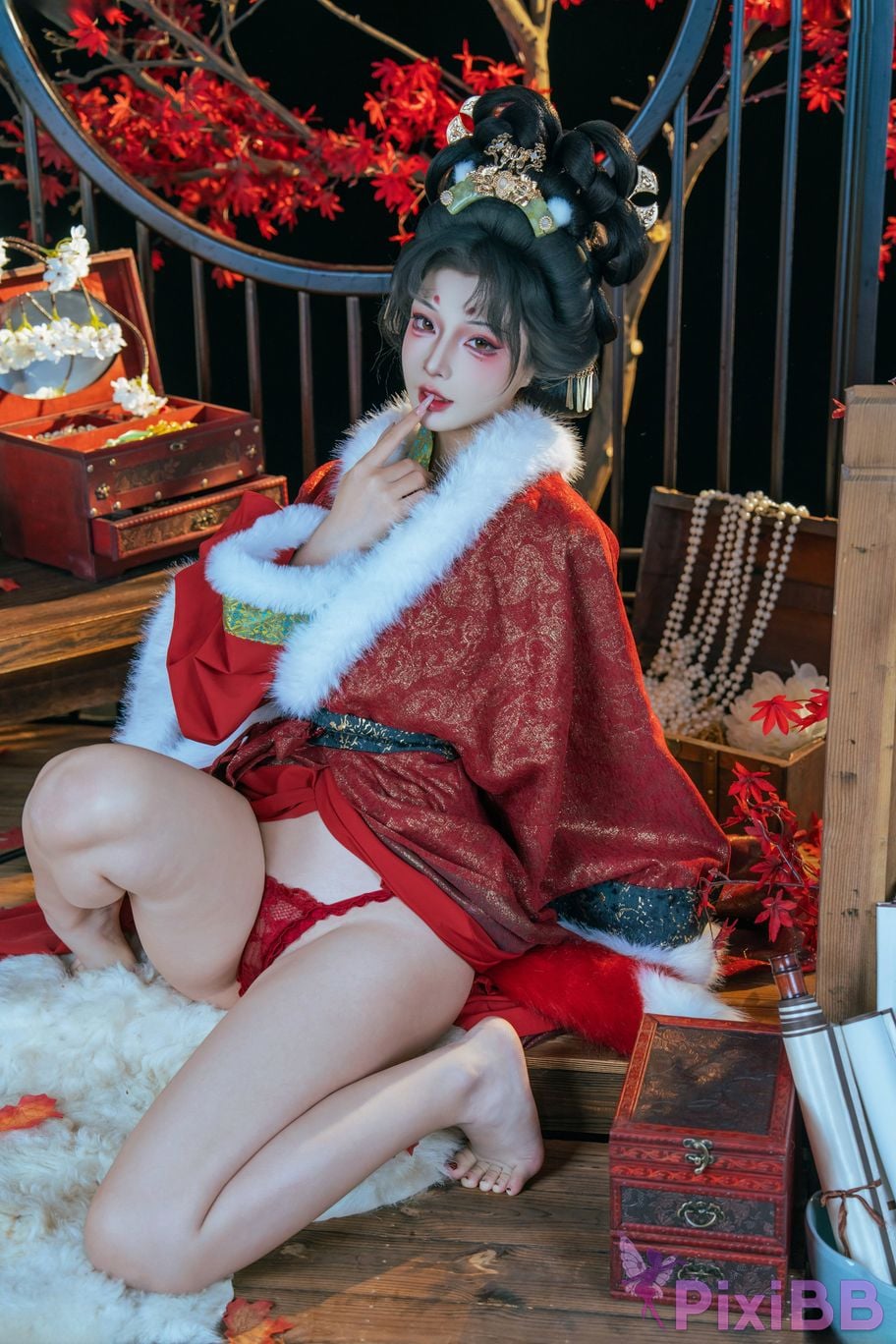 Cosplayer yuuhui Yuhui Fox Fairys Repayment PixiBB.COM 048