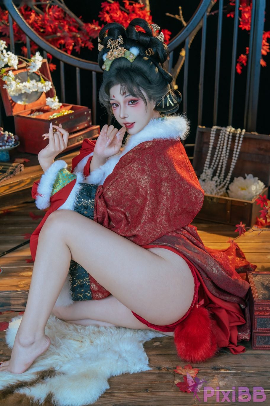 Cosplayer yuuhui Yuhui Fox Fairys Repayment PixiBB.COM 049