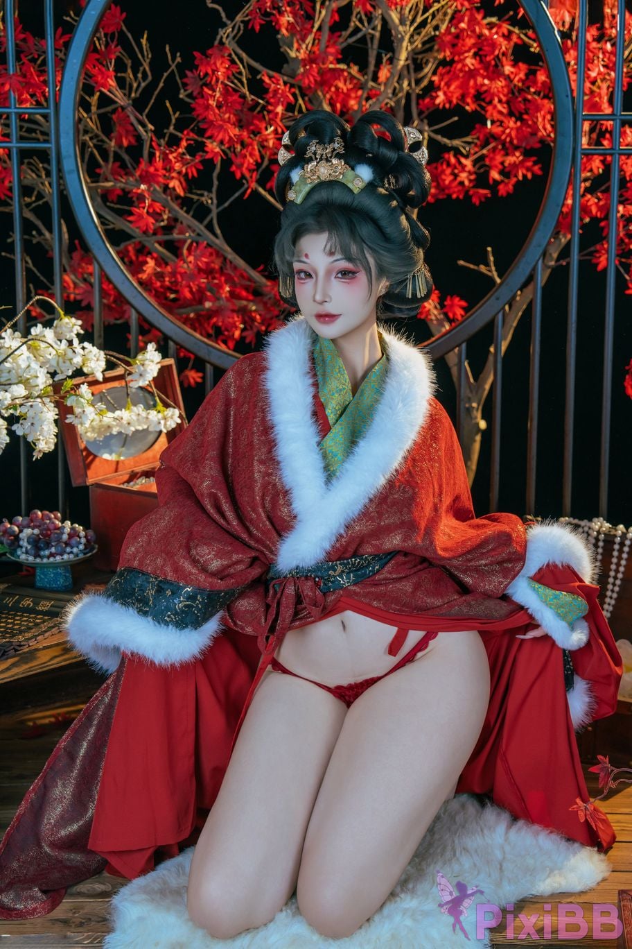 Cosplayer yuuhui Yuhui Fox Fairys Repayment PixiBB.COM 050