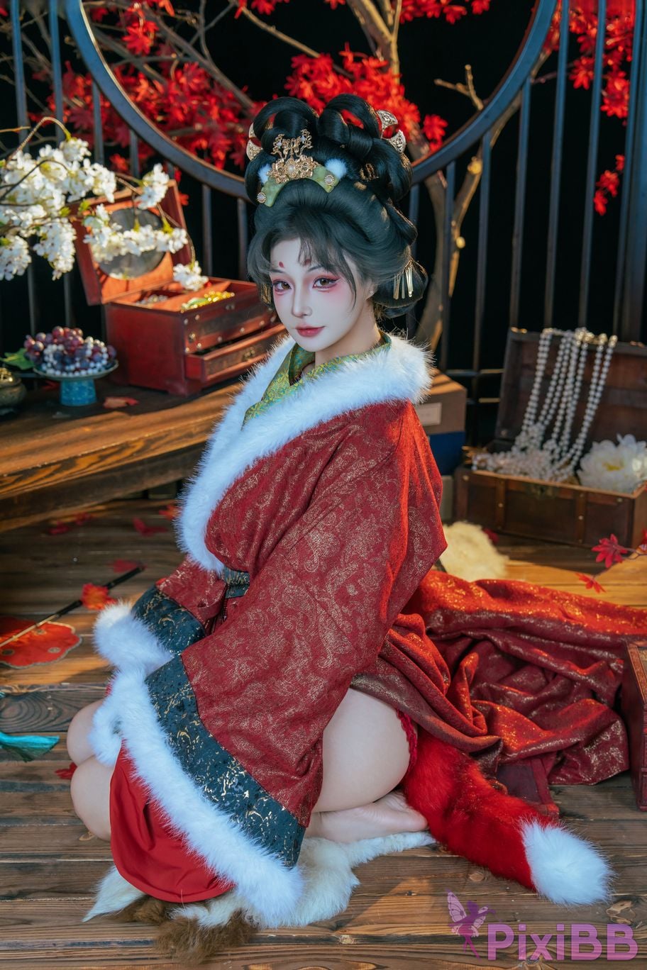 Cosplayer yuuhui Yuhui Fox Fairys Repayment PixiBB.COM 051
