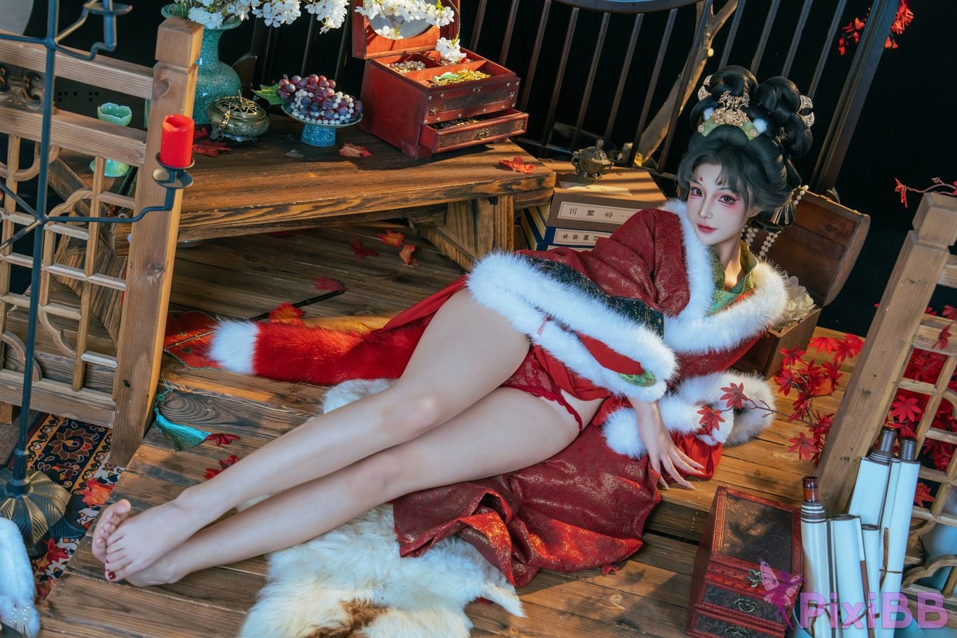 Cosplayer yuuhui Yuhui Fox Fairys Repayment PixiBB.COM 052