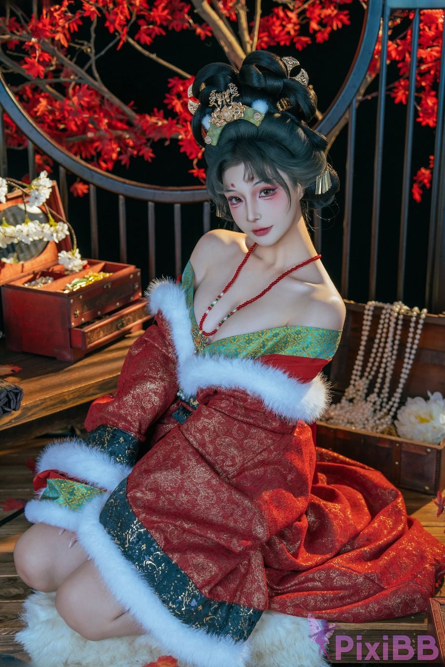 Cosplayer yuuhui Yuhui Fox Fairys Repayment PixiBB.COM 053